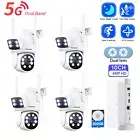 5G PTZ Security Camera Wireless System Home 10CH WiFi NVR CCTV Night Vision HDD