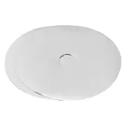 Tree Mulch Ring 82cm Nonwoven Tree Protector Mat Plant Cover Silver 2 Pack