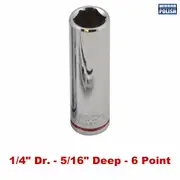 Kincrome K26535 - Deep Socket (Mirror Polish) 5/16" 1/4" Drive