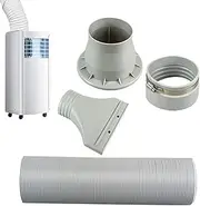 Portable Air Conditioner Window Vent Kit | Portable Air Conditioner Ducting Hose Kit - Extension Ducting Replacement Adapter for Dormitory Bedroom Apartment Home Study Room
