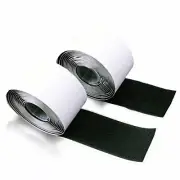 Adhesive Hook and Loop Tape Black 2-Inch x 10-Foot Water-Resistant Xfasten