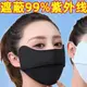 台灣現貨 夏季冰絲防曬口罩、護眼角防曬牛奶絲面罩、薄款防紫外線遮陽臉罩