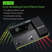 MOOER GE150 Digital Tube AMP Modelling Multi-Effects Pedals Processor AU S9P2