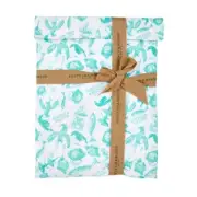 Fortnum & Mason Organic Cotton Wicker Picnic Hamper Liner- Medium NWT