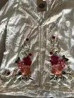 Stunning Ishka jacket duster kimono floral hand embroider extra small