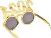 [COMPUKAS] 4pcs 2021 2021 Eyeglasses Crazy Sunglasses 2021 New Year Eyeglasses Glitter Number Glasses Congrats Party Decorations Eyeglass Frames Glow Party Glitter 2020 Number Glasses Silver