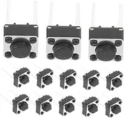 ULTECHNOVO Replacement Tactile 100pcs Push Button Tactile for Projects and Electronics Technicians