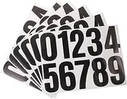 Angoily Set of 6 Gold Large Number Stickers Self-Adhesive for Outdoor Bins Trash Can Number Stickers