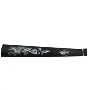 Good Ebony Violin Fingerboard Fretboard, Hand Inlay Pearl Abalone shell Flower