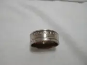custom coin ring( don't tread on me)