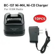 Radio Charger BC-137 for ICOM IC-F21 IC-F22 IC-U82 IC-V8 BP-210 Battery Charger