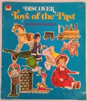 Toys Of The Past Sticker Paste Book 1976 Whitman Unused Uncut Vintage Paper Toy