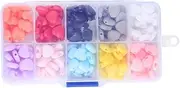 200pcs Anti-slip Adjustment Buckle Heart Shaped Rope Buckle Mask Mask Rope Button Pvc Soft