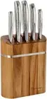 Stanley Rogers Domed Oval 6 Piece Knife Block Set