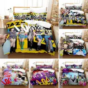 a1811 Bed Sheets ed Kpop Group Bedding Set Pillowcase ITZY Duvet Cover Double Adult Kids Bedclothes Quilt Cover3-Piece Bedding Set (1 Duvet Cover +