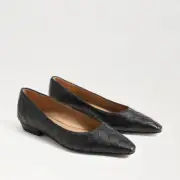 Sam Edelman Joy Size 6 M Flats Black Leather Pointed Toe Slip-On Shoes NIB $170