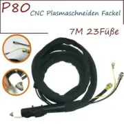 P80 7M 23feet plasma torch plasma cutter torch for CNC CUT50P ICUT60P