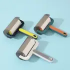 Drum-type Adhesive Hair Remover Lint Rollers Brush Clothes Dust Tools