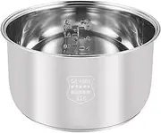 Compatible With Midea Rice Cooker 316 Stainless Steel Liner 4L Rice Cooker Liner 12.8CM Accessories