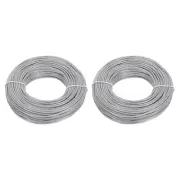 18AWG Gauge Stranded Hook-Up Wire PVC Tinned Copper Wire 30m/100ft Gray