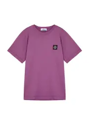 Stone Island Kids Logo Cotton T-shirt (10-12 Years) - Fuchsia - 10 Years 10 years