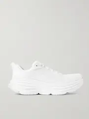 [Hoka] Hoka - Bondi 8 Rubber-trimmed Mesh Sneakers - White - US10 US 10 White