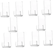 10pcs Acrylic Vinyl Record Hanger Wall Mount Rack Display Rack for Record and Vinyl Storage