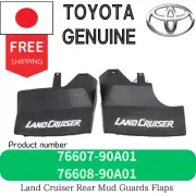 Genuine Toyota Rear Mud Guards Flaps Right & Left 76607-90A01 76608-90A01 #c78