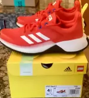 Adidas NEW in box Lego X running sport kids size 4 1/2 lace up Sneaker