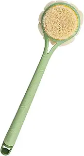 NUZAMAS Body Brush Back Scrubber Double Sided Body Shower Brush with Long Handle Bath Brush with Soft Bristles and Bath Ball for Massage Bathing Exfoliating