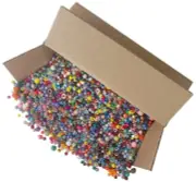 The Beadery Bonanza 5LB of Mixed Craft Beads Sizes Multicolor