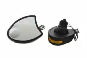 Fairing Mirror Set Black for Harley Davidson by V-Twin