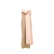 [BERNADETTE] BERNADETTE 'Bart' long dress Woman 38 38 Beige