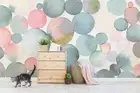 3D Fresh Bubble Seamless Wallpaper Wall Mural Removable Self-adhesive 63