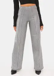 [Dolls Kill] Holographic Silver Pista Trousers