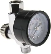 SING F LTD 1/4" HVLP Compressor Airbrush Adjustable Air Regulator Gauge Mini Paint Dial