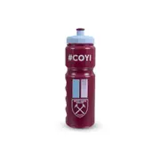 West Ham United FC Plastic Water Bottle (Claret Red/Sky Blue) - SG21882