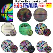Glow in Dark Basketball Take Selfies Prop Reflective Ball Party Birthday Gift AU
