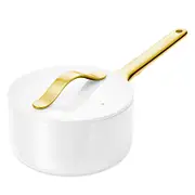Caraway Iconics Nonstick Ceramic Saucepan with Lid