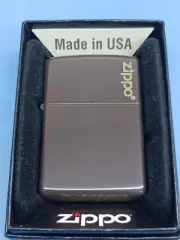 Zippo 49180ZL Classic Brown Finished Zippo Logo