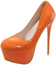 [ZIRIA] Heels Wedding Shoes Woman Thin High Heels 16cm Pumps Women Leather Ladies Shoes Plus Size