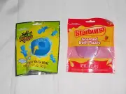 NEW, STARBURST SCENTED BATH FIZZIE & SOUR PATCH KIDS COLOR TWIST BATH BOMB
