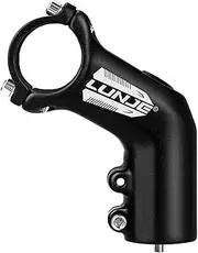 AleGuLu 31.8mm Mountain Bike Stem - 30° Rise Handlebar - 6061-T6 Aluminum 3D Forged Monoblock - High Strength - for MTB, Road & Folding Bikes