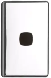 HPM EXCEL 1-GANG SWITCH COVERPLATE 73x117mm Stainless Steel *Australian Brand