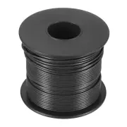 22AWG Wire 22 Gauge Stranded Wire PVC Hookup Wire 50m/164ft Black, for Wire