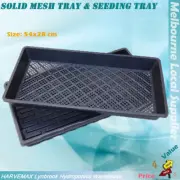5 Sets Hydroponics Solid Thich Watering Tray & Mesh Seedling Tray Combo Kit