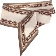 [Beavorty] Silk Hair Ribbon Neck Scarf for Women Dual Sided Satin Head Scarf Handbag Handle Wraps Versatile Fashion Accessory for Outfits and Hair Styling