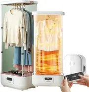 900w Automatic Wireless Vertical Steam Iron, Collapsible Hanging Garment Steamer, Clothes Dryer W/Remote Control, For Clothes & Fabric