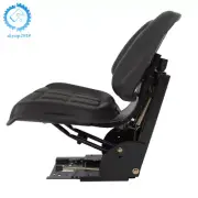 BLACK UNIVERSAL TRACTOR SUSPENSION SEAT FOR MASSEY FERGUSON 135 150 165 175 180
