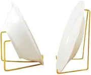Safe N Sure 16cm High Plate and Bowl Stand in Silver